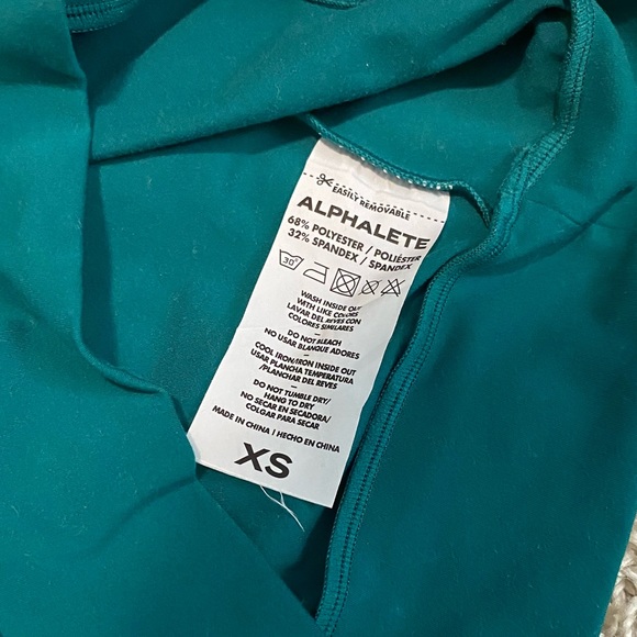 Alphalete Teal Crop Top - Picture 8 of 8